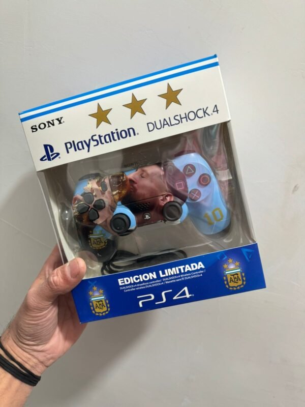 JOYPS4S-MESSI-AZUL JOYSTICK INALAMBRICO PS4 MESSI INTER Y ARGENTINA SURTIDOS