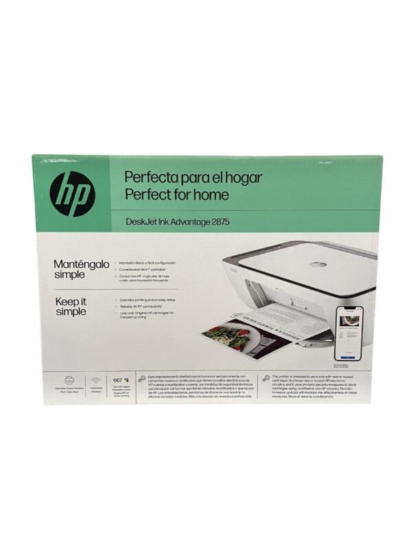 IMPRESORA MULTIFUNCIÓN HP DESKJET INK ADVANTAGE 2875 WIFI