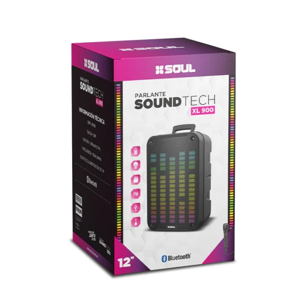 PARLANTE PORTATIL SOUL BT XL900 SOUND TECH