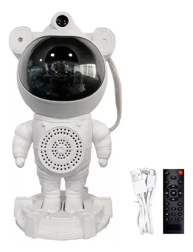 PROYECTOR ASTRONAUTA GALAXIA CON PARLANTE "NETMAK"