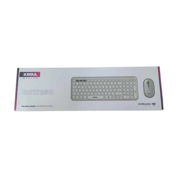 TECLADO & MOUSE INALÁMBRICO OCW250 SOUL