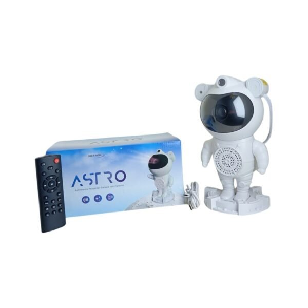 PROYECTOR ASTRONAUTA GALAXIA CON PARLANTE "NETMAK"