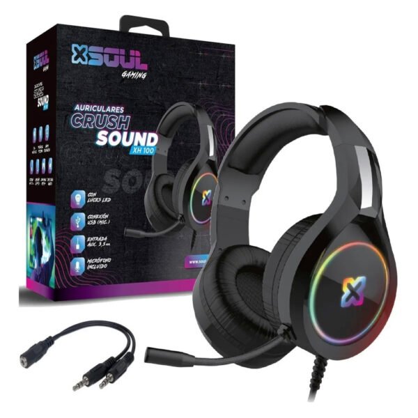 AURICULARES GAMER SOUL SHOW TIME XH 250