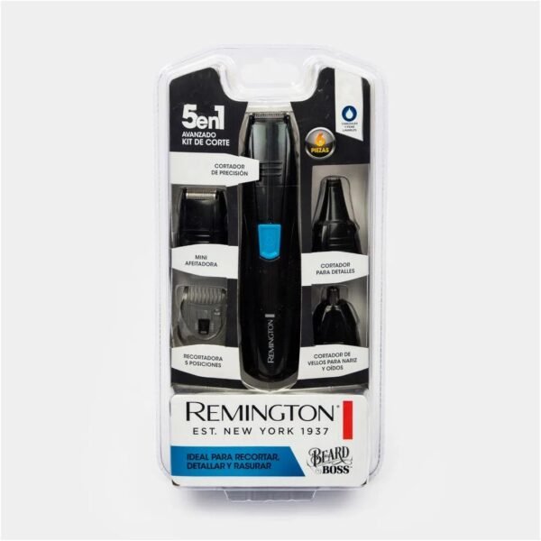 KIT DE CORTE REMINGTON 5 EN 1 PG-181 CORTAPELO- AFEITA NARIZ