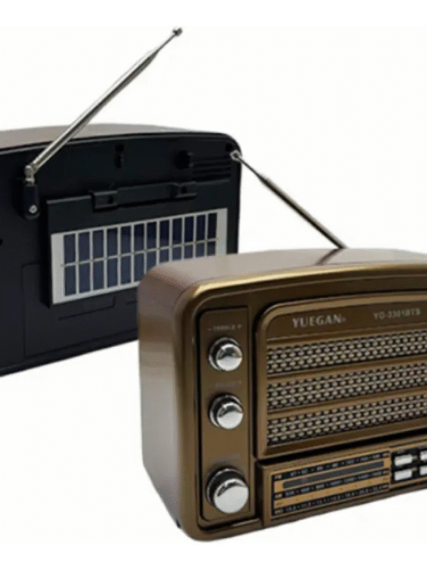RADIO YUEGAN SOLAR VINTAGE CON PANEL