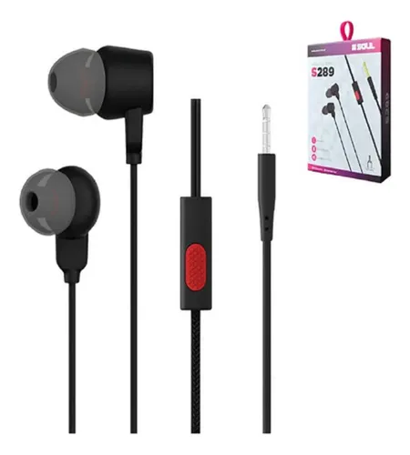 AURICULARES SOUL M.LIBRES S289 3.5MM COLOR NEGRO