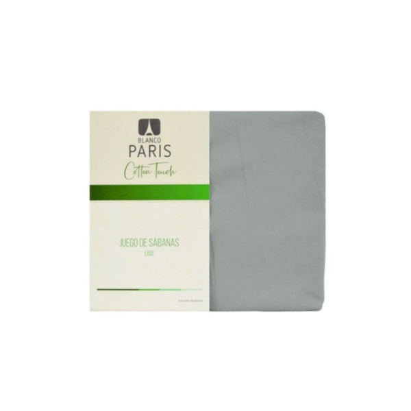 Diseño sin título (68) JUEGO DE SABANAS COTTON TOUCH QUEEN MICROFIBRA BLANCO PARIS