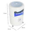 LAVARROPAS SEMIAUTOMÁTICA SILENT 4054 CODINI 10 KG