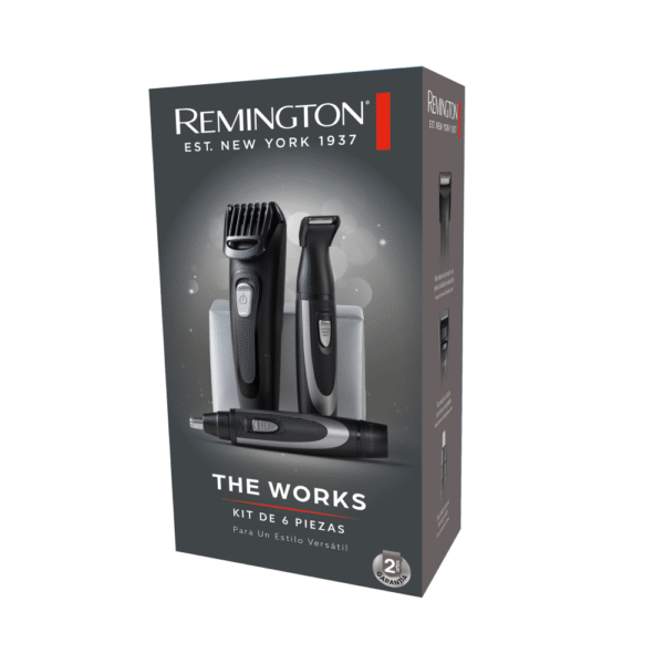 CORTADORA DE CABELLO REMINGTON THE WORKS KIT DE 6 PIEZAS