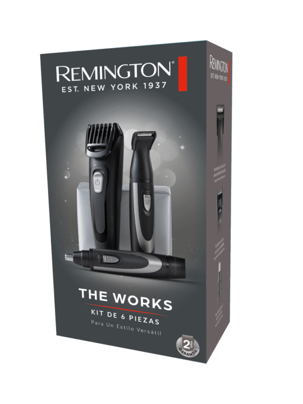CORTADORA DE CABELLO REMINGTON THE WORKS KIT DE 6 PIEZAS