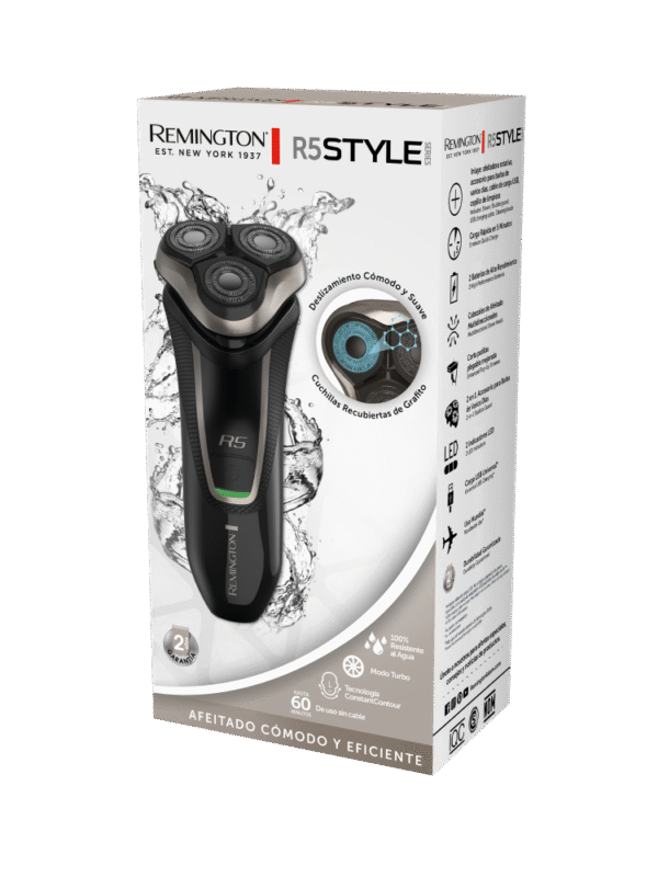 AFEITADORA DE ROTATIVA REMINGTON STYLE R5