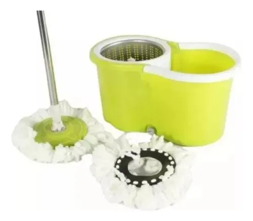 BALDE MOPA CENTRIFUGO LAMPAZO ESCURRIDOR  2 TRAPEADOR PISO