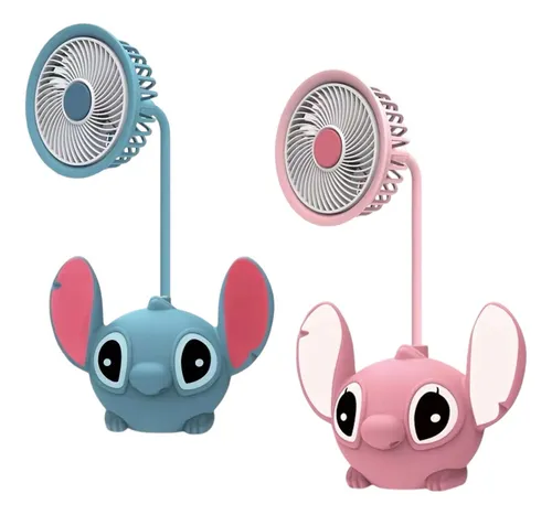 MINI VENTILADOR + SACAPUNTAS STITCH