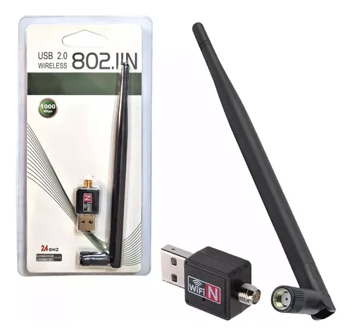 ADAPTADOR RECEPTOR WIFI 1200 MBPS USB 2.0 PC