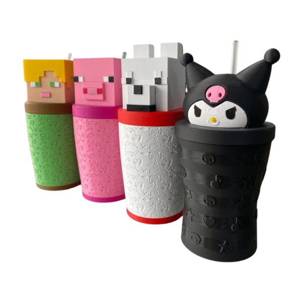 VASO MINECRAFT IMPRESION 3D