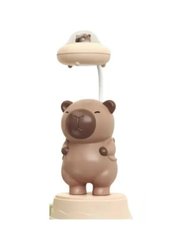 LÁMPARA VELADOR CAPIBARA LED C/SACAPUNTAS