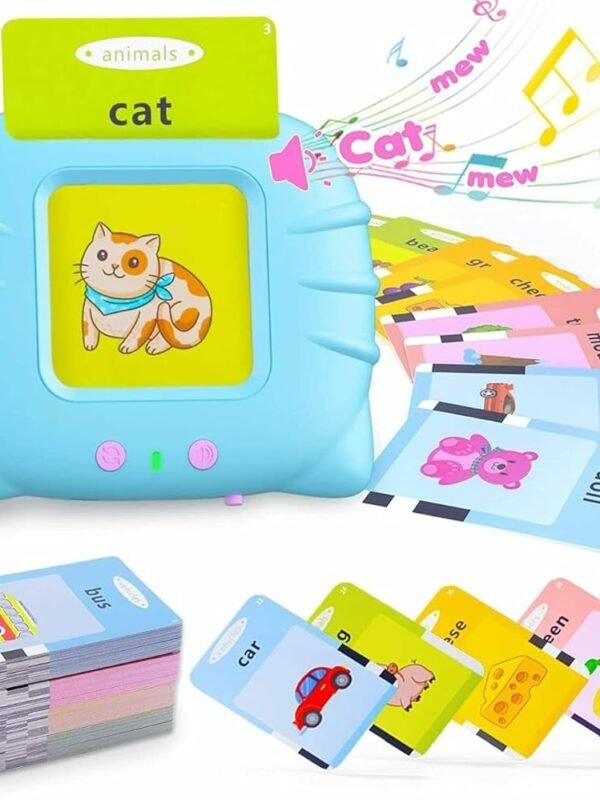 TARJETAS PARLANTES DIDACTICA BILINGUE CON 244 TARJETAS DE DOBLE CARA