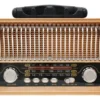 RADIO PORTÁTIL BLUETOOTH VINTAGE C/PANEL SOLAR "MEIER" M-1232BT