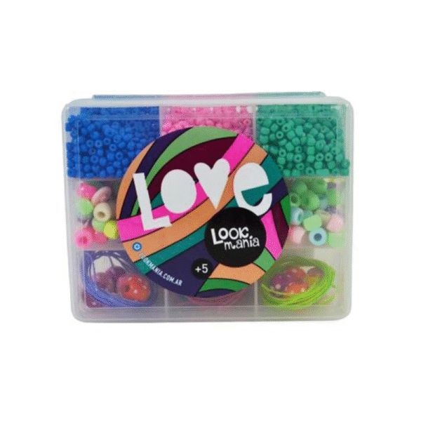 SET PARA ARMAR BIJOU ACRILICO EN CAJA 9 DIVISIONES