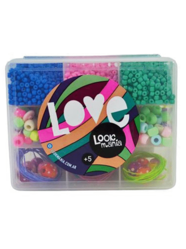 SET PARA ARMAR BIJOU ACRILICO EN CAJA 9 DIVISIONES