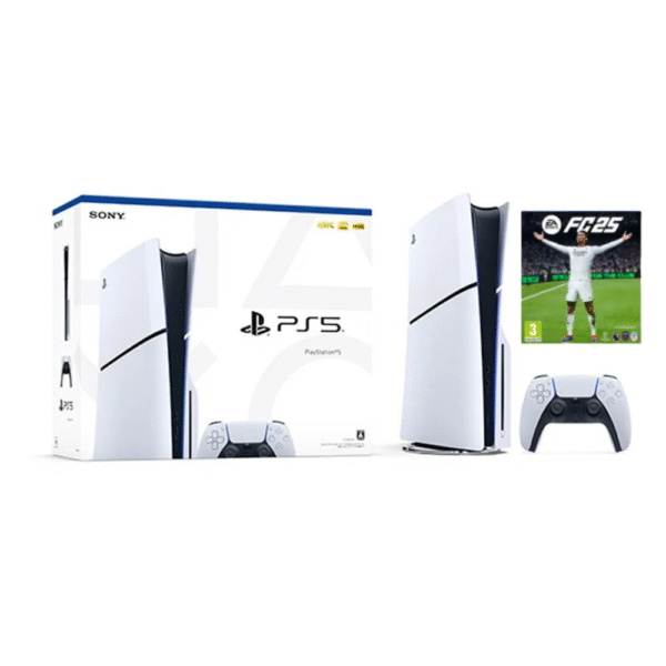PLAYSTATIONS PS5 SLIM "SONY" 1TB LECTOR + 1 JOYSTICK + FIFA 25