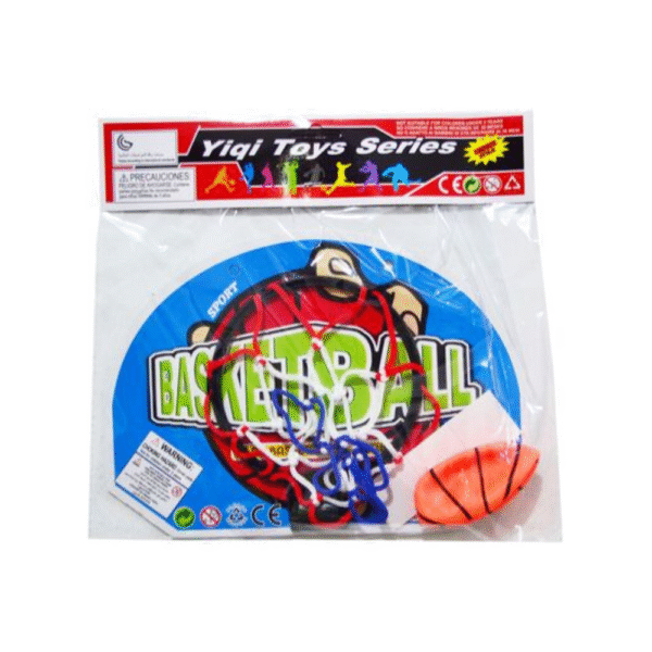 TABLERO DE BASQUET MINI CON PELOTA EN BOLSA