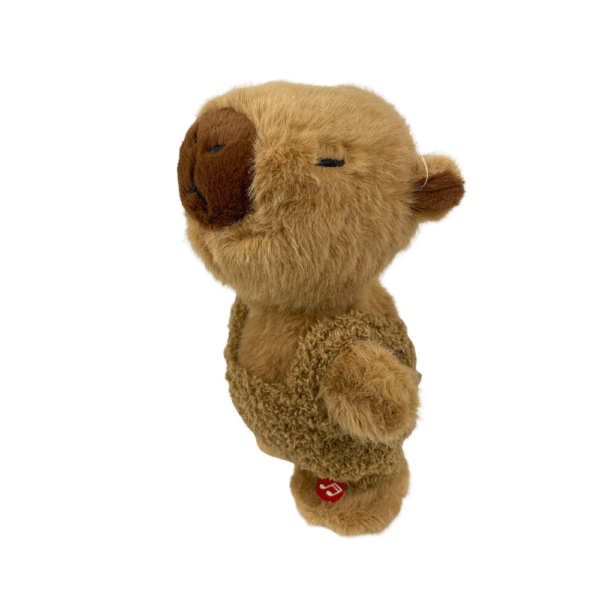 PELUCHE CAPIBARA MUSICAL CAMINA Y REPITE VOZ