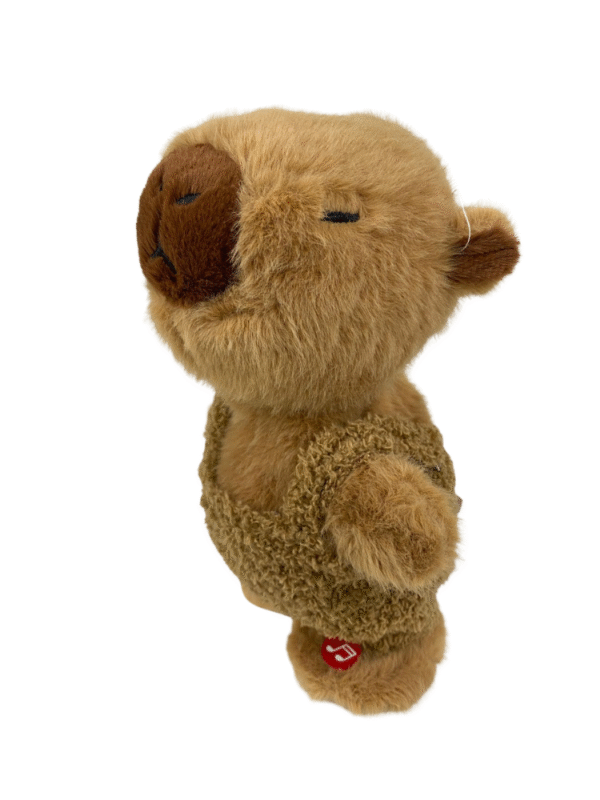 PELUCHE CAPIBARA MUSICAL CAMINA Y REPITE VOZ