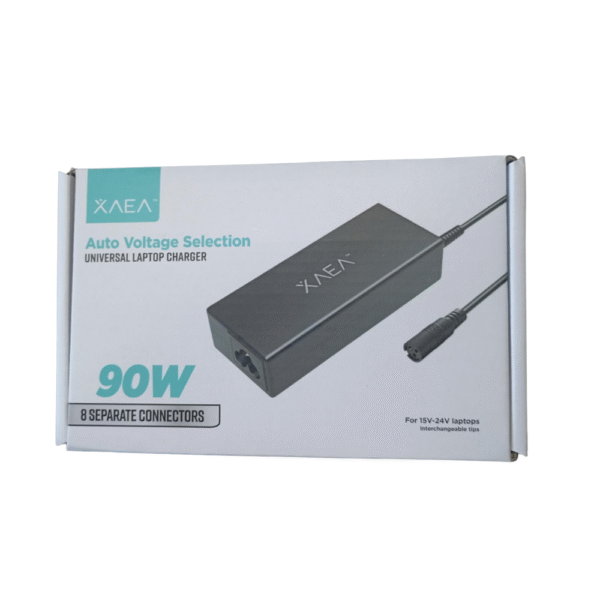 CARGADOR NOTEBOOK UNIVERSAL XAEA 8 PINES INTERCAMBIABLES 90W
