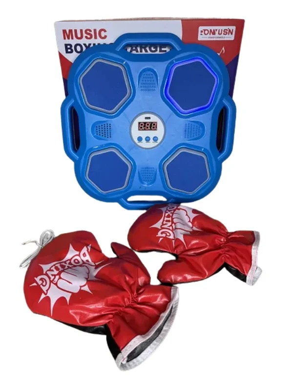 SET DE BOXEO MUSICAL PARA NIÑOS CON GUANTES