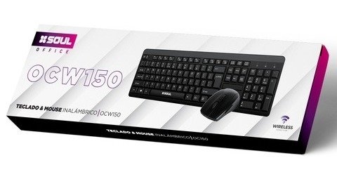 TECLADO & MOUSE INALÁMBRICO OCW150 SOUL