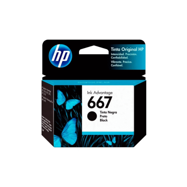 Fotos PNG (38) CARTUCHO HP 667 INK ADVANTAGE TINTA NEGRA ORIGINAL