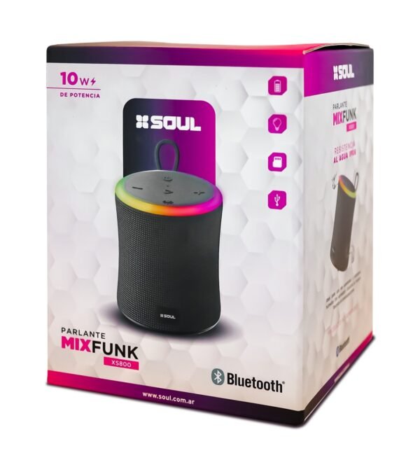 XS8000003-600x667 PARLANTE SOUL XS800 MIX FUNK 10W
