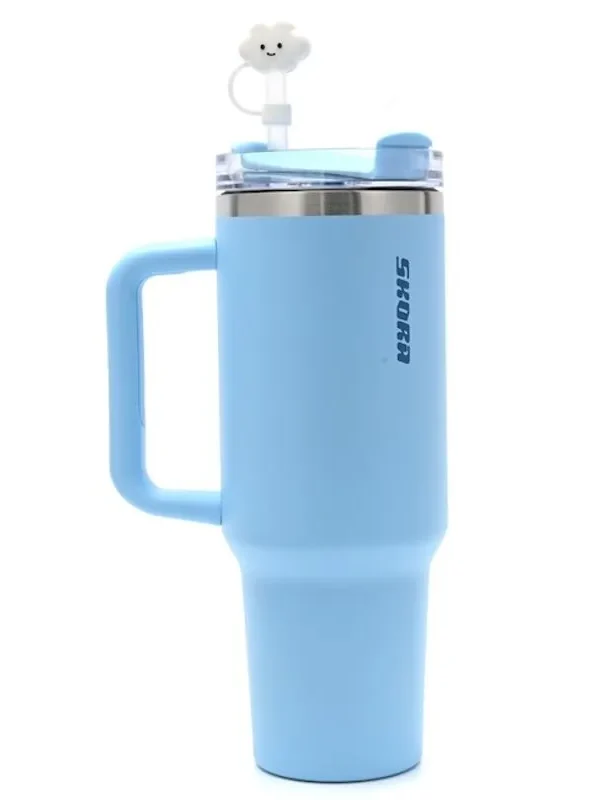 235938-800-800 VASO TERMICO SKORA CON BOMBILLA Y TAPÓN NUBE 1200ml