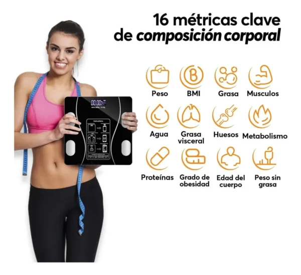 D_NQ_NP_2X_856323-MLA91207814488_092025-F BALANZA CORPORAL DIGITAL INTELIGENTE BLUETOOTH 180KG SMART