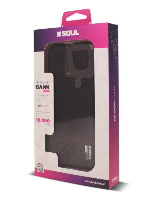 CARGADOR PORTÁTIL SOUL POWER BANK 10000MAH
