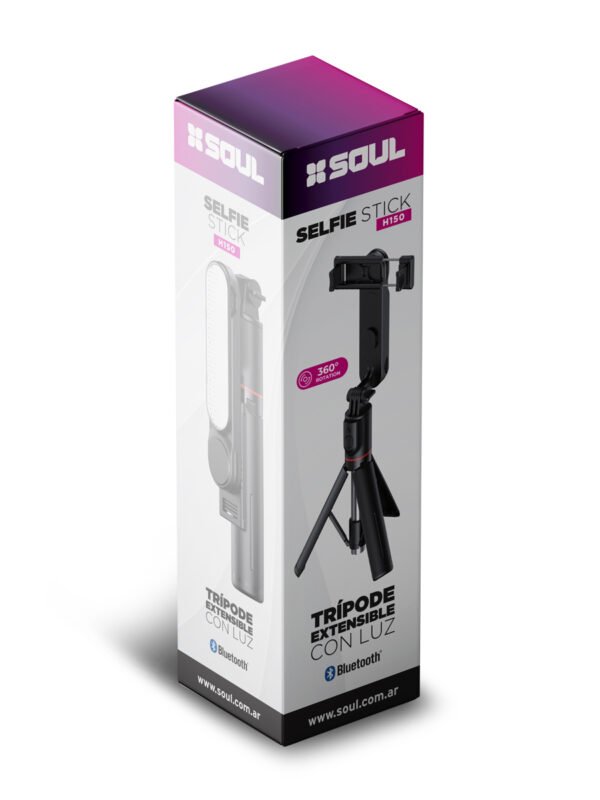 09181705_SelfieStick0000H1503 TRÍPODE EXTENSIBLE SELFIE STICK "SOUL" H150