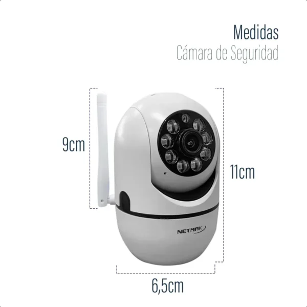 D_NQ_NP_2X_675793-MLA89104342036_082025-F CÁMARA DE SEGURIDAD WIFI IP PARA INTERIOR NETMAK NM-IPCAM2
