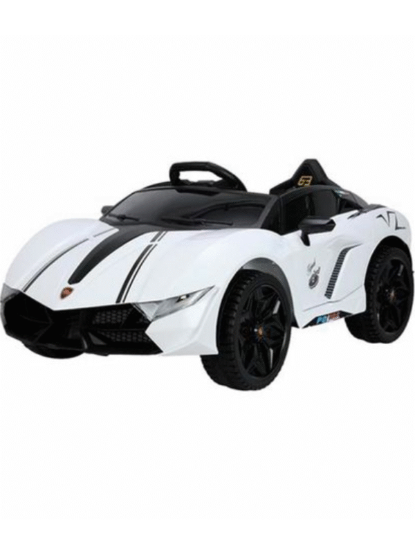 AUTO DEPORTIVO SPEED BLANCO A BATERIA 12V CON LUZ, SONIDO Y CONTROL REMOTO