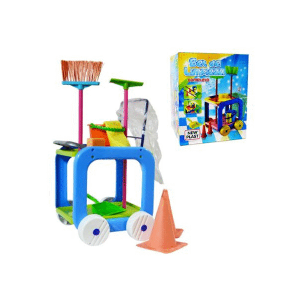 CARRITO CON SET DE LIMPIEZA