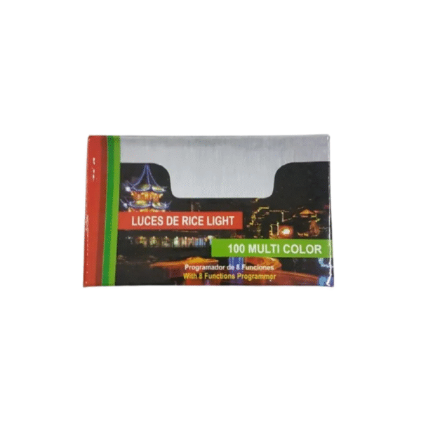 LUCES DE NAVIDAD ARROZ X 100 MULTI COLOR