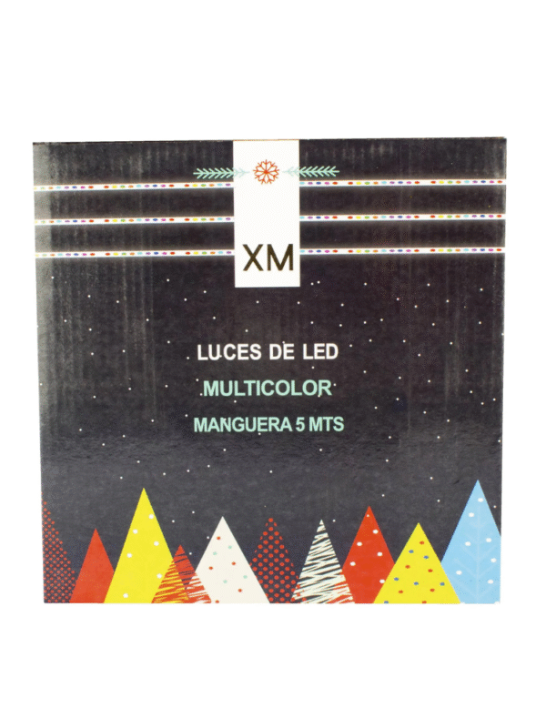 MANGUERA NAVIDEÑA 5MTS MULTI COLOR