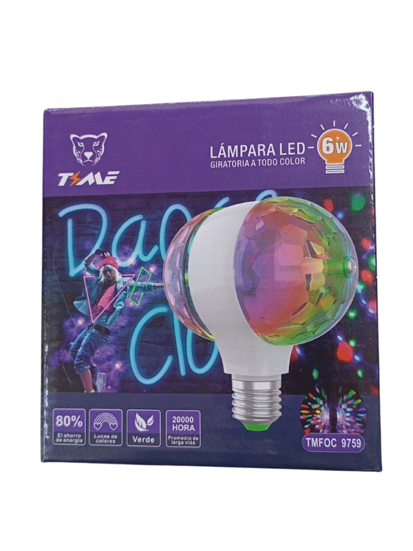 FOCO LÁMPARA LED EFECTO GIRATORIO DOBLE