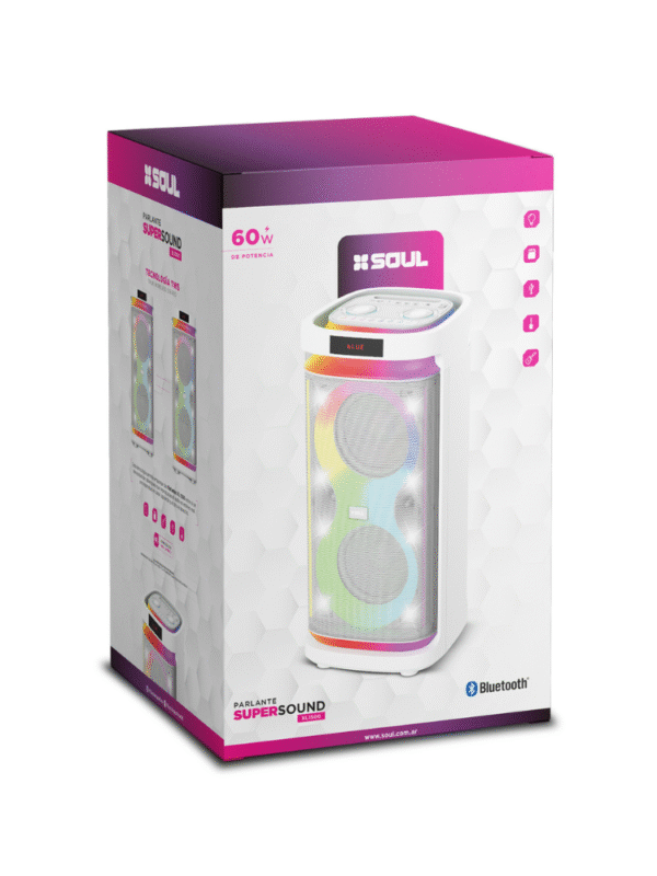 PARLANTE PORTATIL SOUL XL1500 SUPER SOUND 60W