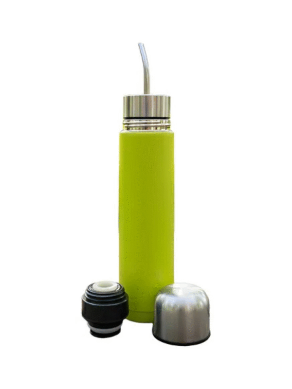 TERMO KALPANA AUTOCEBANTE 2 EN 1- 500 ML - ACERO INOX