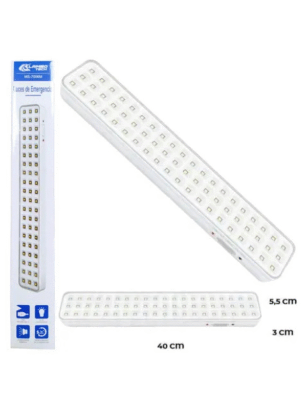 LUZ EMERGENCIA 60 LEDS LAMBO TECH MS-7006M