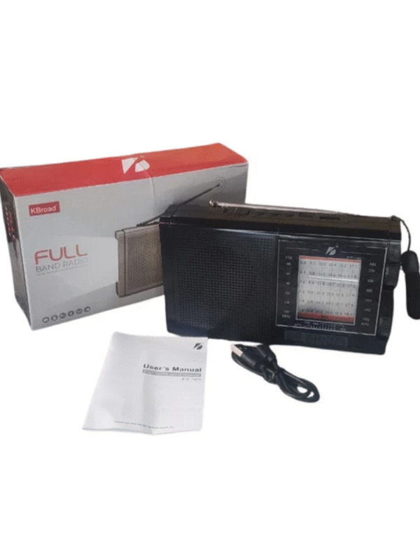 RADIO CON PANEL SOLAR KBROAD FM/AM KTF-1489S