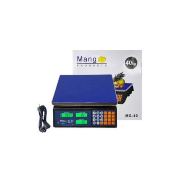 BALANZA DIGITAL COMERCIAL CON CÁLCULO DE PRECIO 40KG
