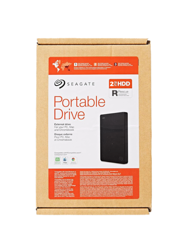 DISCO DURO EXTERNO SEAGATE PORTABLE DRIVE 2TB