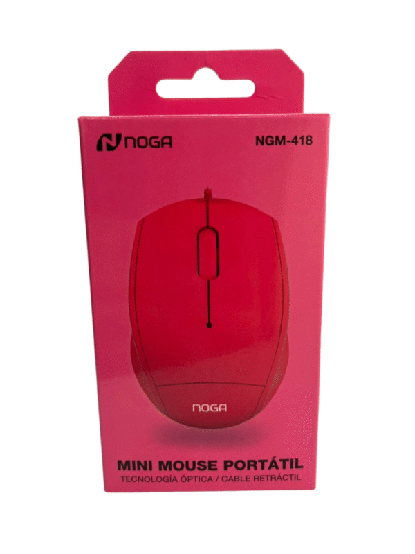 MINI MOUSE PORTÁTIL NGM-4180 CABLE RETRÁCTIL